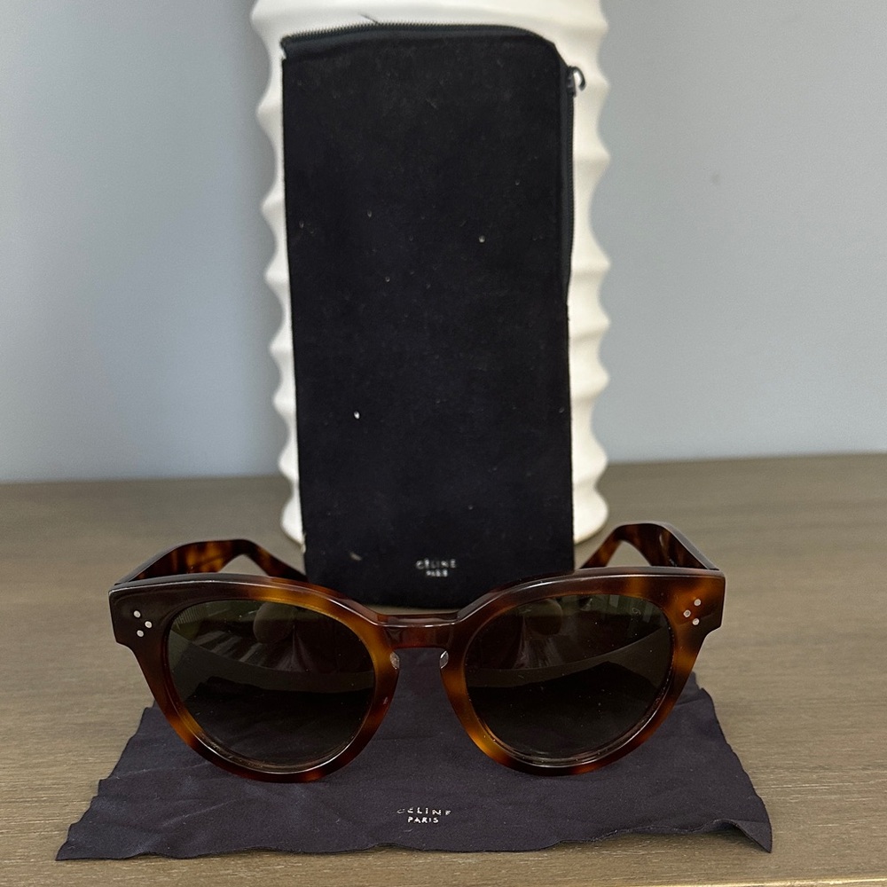 Celine Brown Sunglasses with Black Case